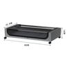 Foldable Under Bed Storage Box Square with Wheels Clothes Storage Organizer Large Capacity Storage Rack