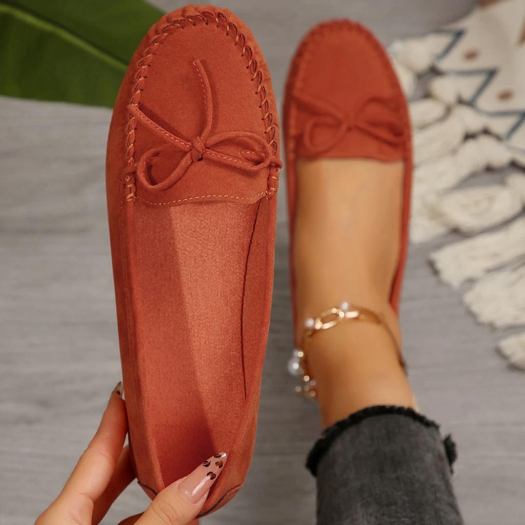 Fashion 2025 New Style Women Flats Shoes Loafers Candy Color Slip On Flat Shoes Ballet Flats Comfortable Ladies Shoe