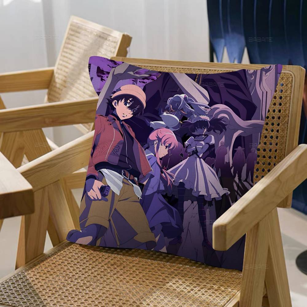 Anime The Future Diary Cushion Cover Pillow Cover Decor Pillowcase Printed Cushion Case for Couch