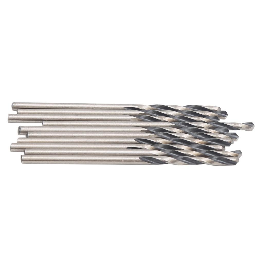 10pcs Small Size Drill Bit Set Straight Shank Cobalt Drill Bit Twist Drill Bit Industrial Supplies