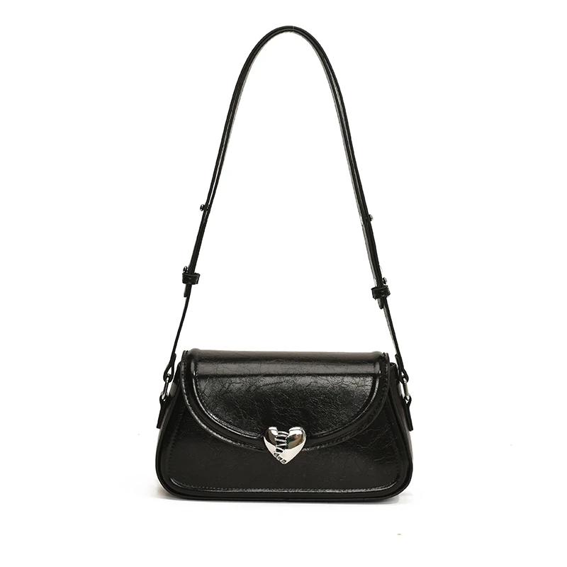 Dámská kabelka přes rameno s červenou texturou, nová, oblíbená, crossbody, módní