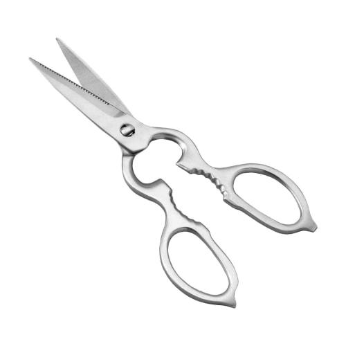Comolife Stainless Steel Kitchen Scissors, Cooking Scissors, Boilable Disinfectant, Disassembled, Bottle Opener, Can Opener
