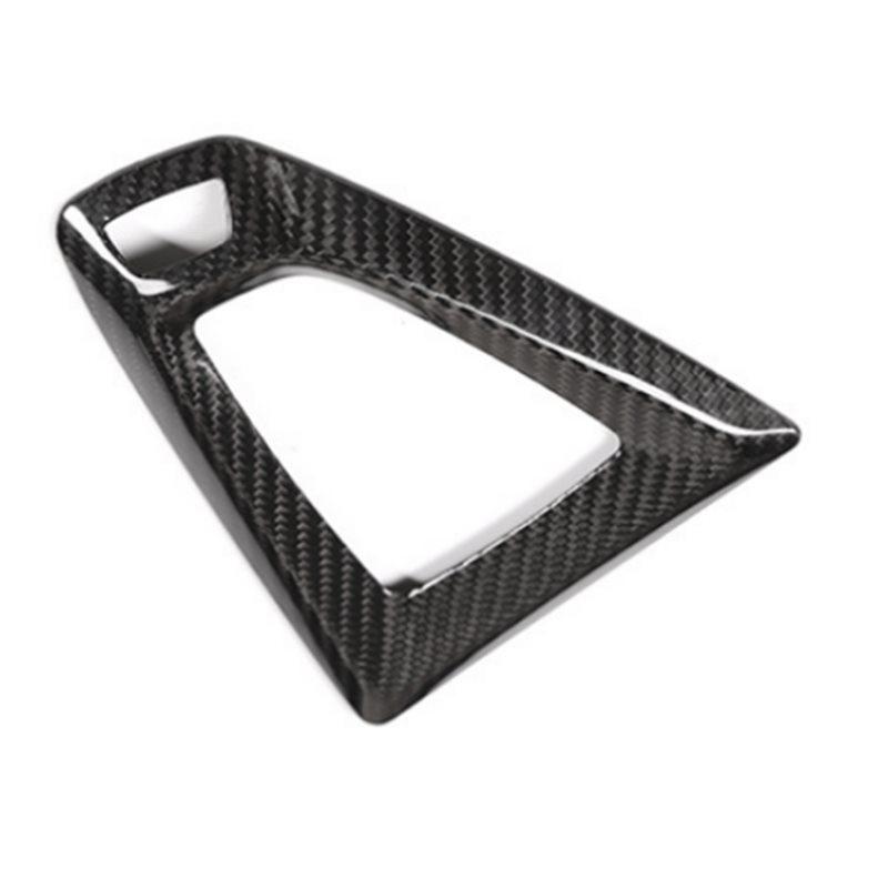 Powerful Carbon Fiber Panel Trim Sticker For BMW M3 F80 F82 2014- Gear Shift Knob Frame Car Interior Accessories