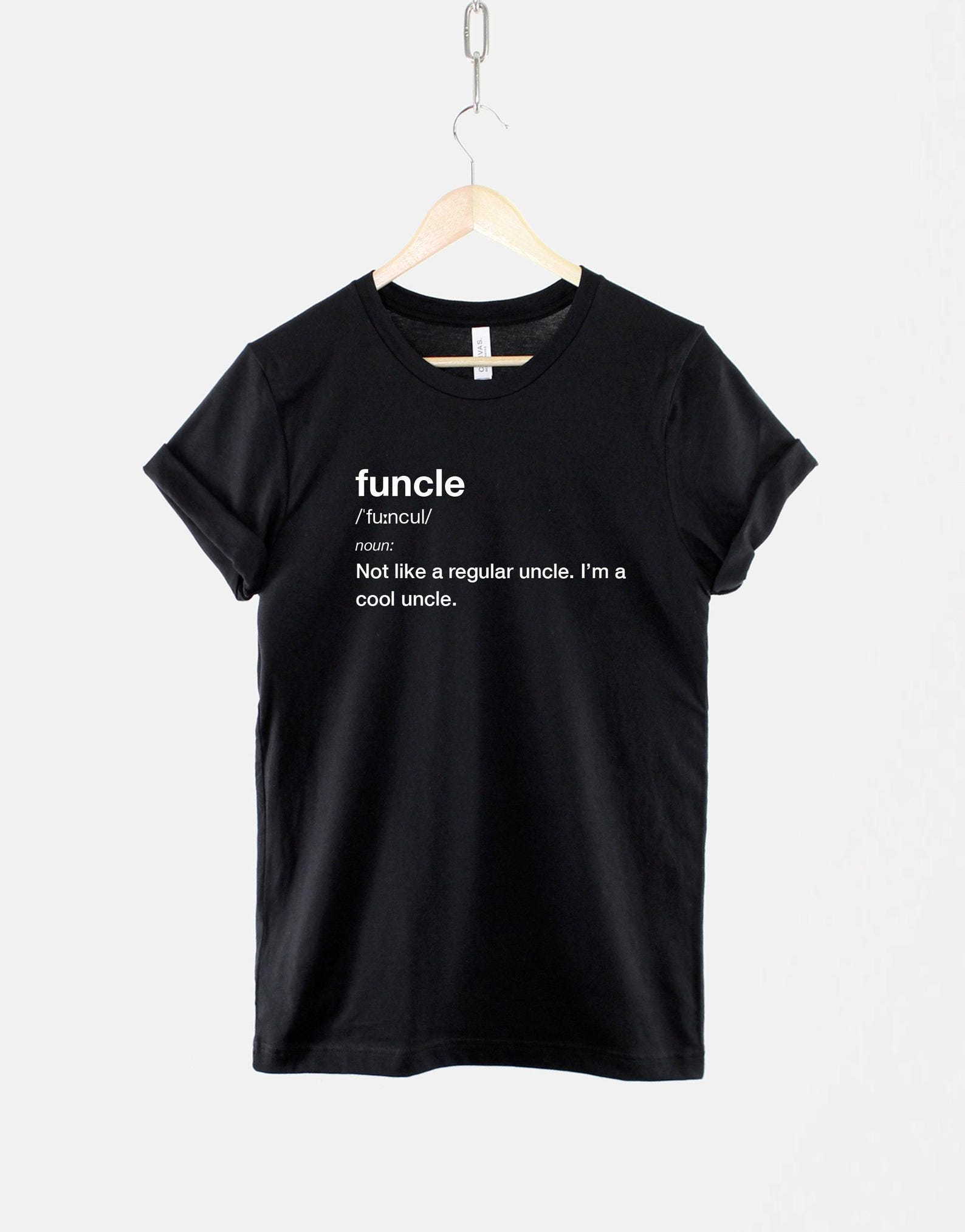 Personalised Funcle Shirt, Funny Uncle Definition Graphic Tee, Gift for Uncle S
