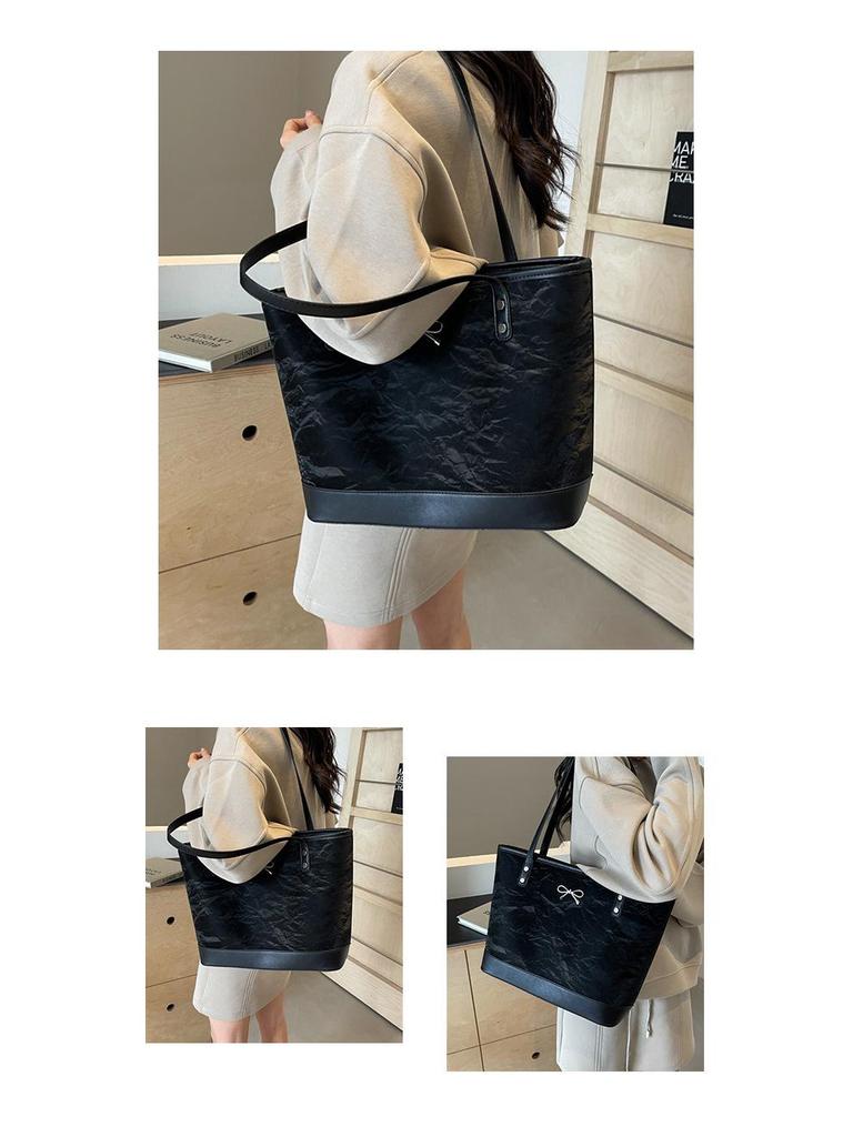 2025 Women's Large-Capacity High-End Fashion Tote: Autumn/Winter Single-Shoulder Versatile Commuter Bag