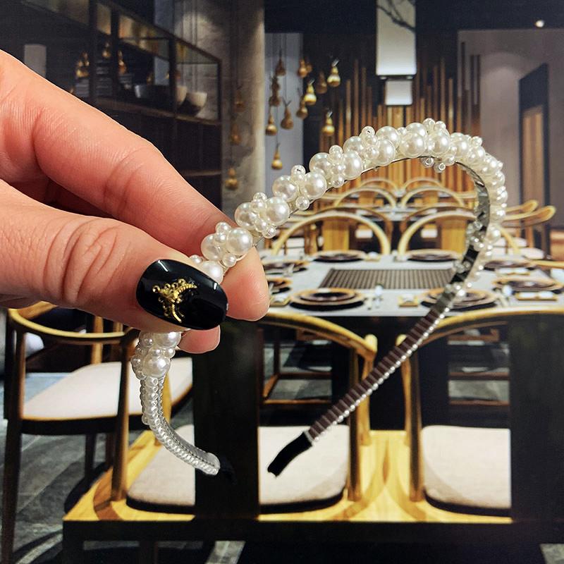 23 Stiluri Bentițe de Păr cu Perle Simulate Femei Accesorii de Păr Coreean Handmade Fundă Floare Cercuri Bandă de Păr Ornamente Nuntă Nou