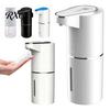 Rechargeable Bathroom Soap Dispenser Automatic Touchless Liquid Dispenser, Smart Sensor Technology with RGB Indicator Hands Free Container Pump,