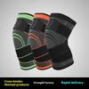 Compression strap wrapped knee pads for basketball, running, fitness, cycling, knitted sports, compression and breathability