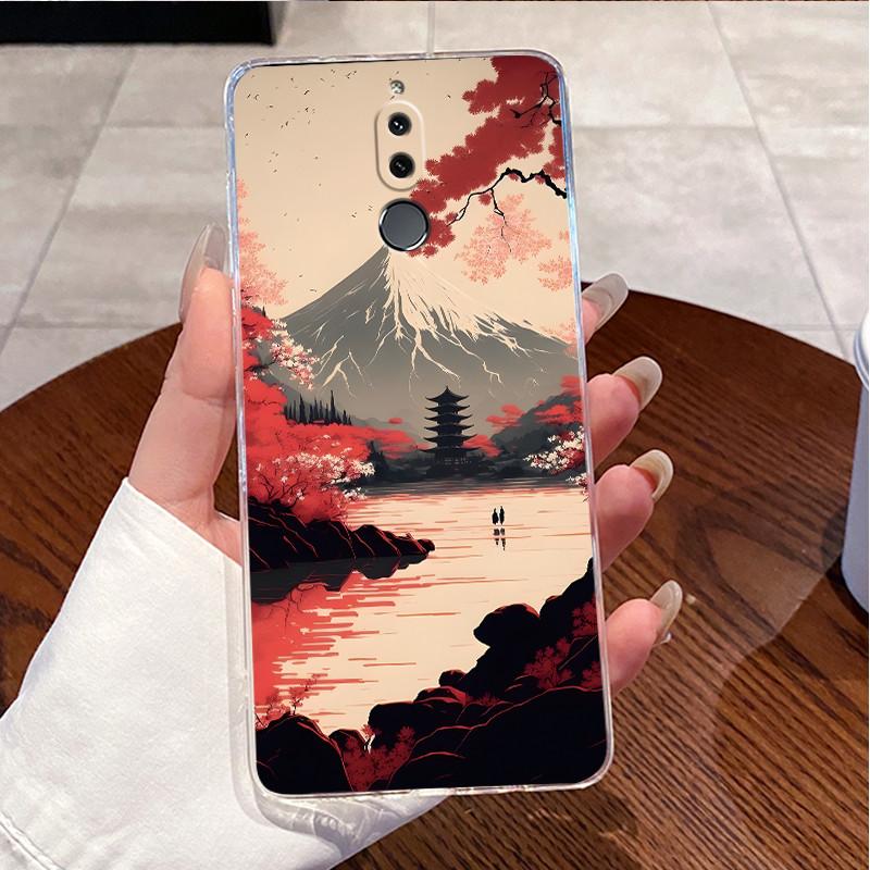 Cute Love Heart Rabbit Soft Clear TPU Phone Case for Huawei Mate 10 Lite Nova 2i Mate10Lite Nova2i Silicone Back Cover Housing