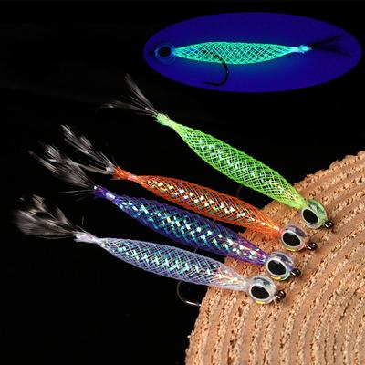 4 Stück #4 3D Fischaugen Mylar Elritzenfliegen Flash Tube Künstlich Lebensecht Barsch Forelle Steelhead Lachs Angelköder