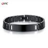 European American Watch Chain Fashionable Simple Stainless Steel Adjustable Hand Jewelry Men's Titanium Smooth Curved Plate Bracelet