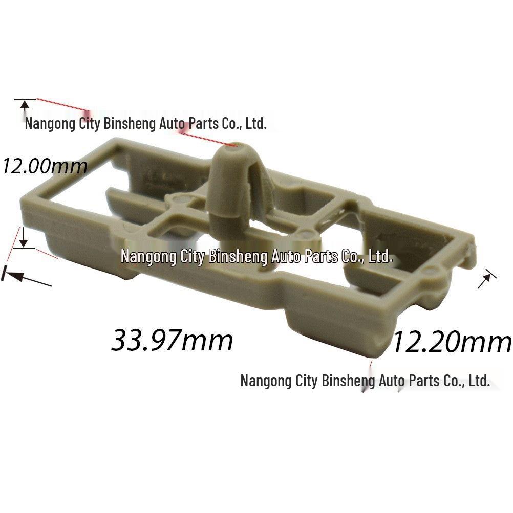 BMW X5 E53 Front/Rear Plastic Door Seal Clip Hood Bracket (51717006757)