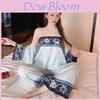 New Style Womens Pajama Set With Satin Fabric And Breathable Design For Home Sleep Comfort