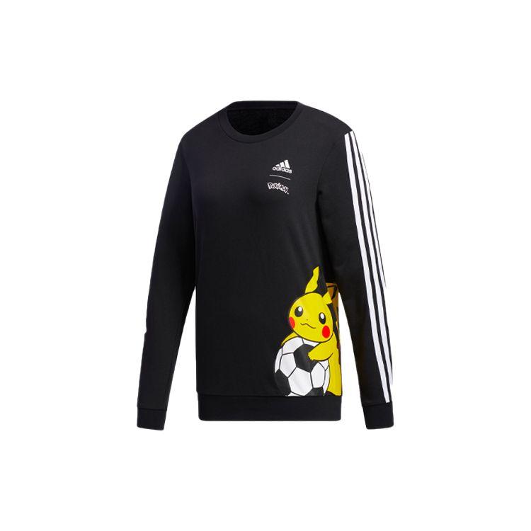 

Adidas Originals Women x Pokemon Pikachu Logo Printing Round-neck Swea Black GD5864 M