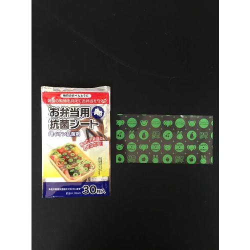 Yamato Bussan, Made in Japan, Antibacterial Bento Sheets, Transparent, Approx. 8cm W x 16cm H, Contains Silver Ions, Hygienic, Prevents Food Poisoning