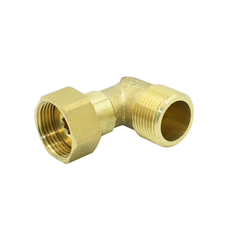 Brass 3/4" 1" Male Female Thread Connector Elbow Repair 90 Degrees Water Type Plumbing Brass Fitting Metal Coupler