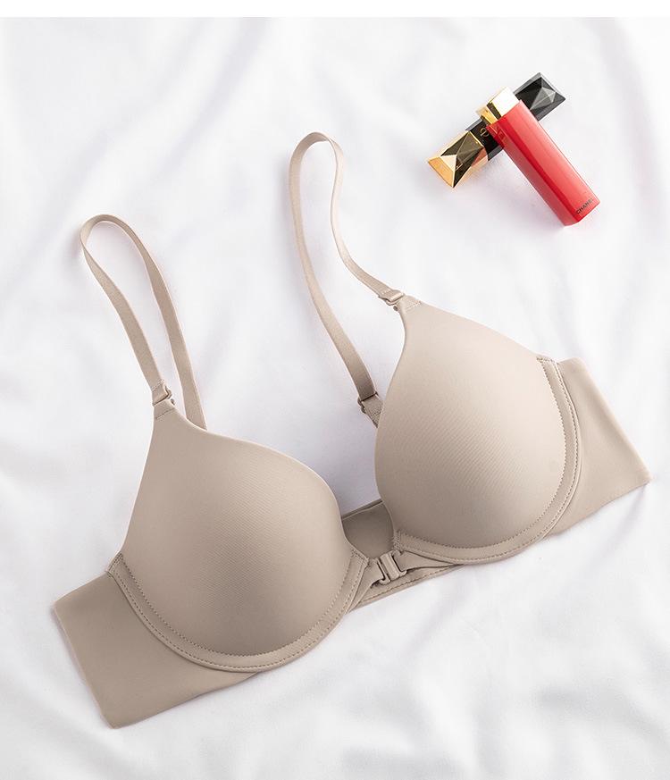 Women's Summer Thin Push-Up Seamless Bra for Small Chest - Anti-Sagging