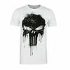 The Punisher Herre 100% Bomull T-skjorte Herre Topp Skalle Hvit S-XXL Marvel Offisiell