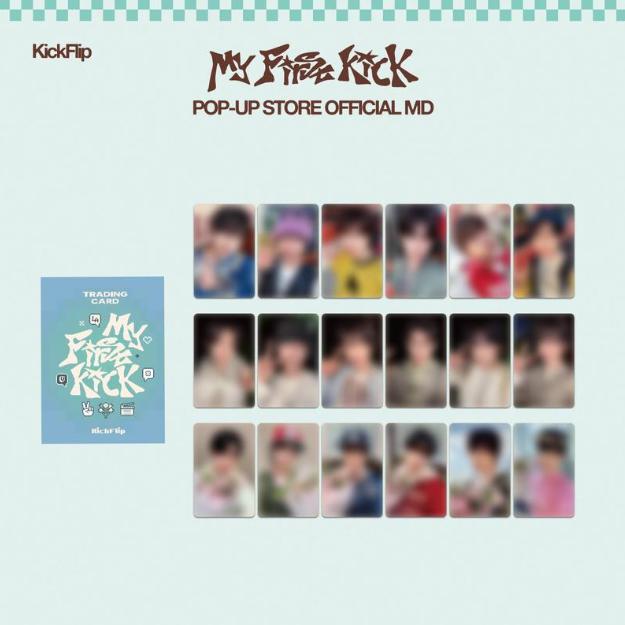 Предзаказ KickFlip Мой Первый Кик POP-UP Магазин Торговая Карточка Random 1 pack