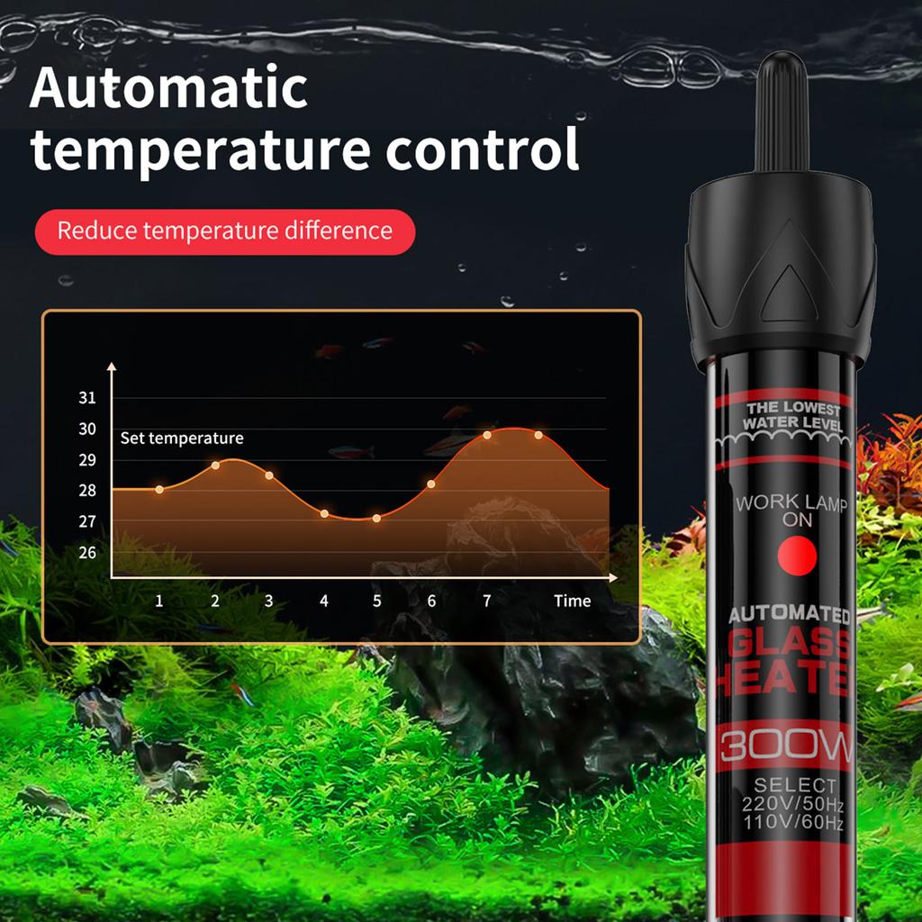 Aquarium-Heizung, Tauch-Thermostat-Heizungen für Aquarien, empfindliche Sonde, Aquarium-Heizung mit Übertemperaturschutz