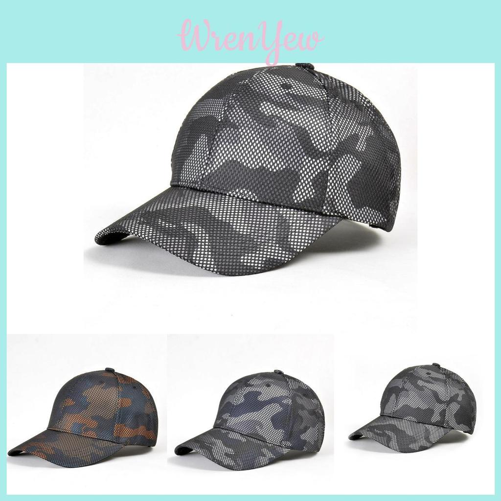 Outdoor Camouflage Baseball Cap With Breathable Polyester For Men And Women Summer Sun Protection
