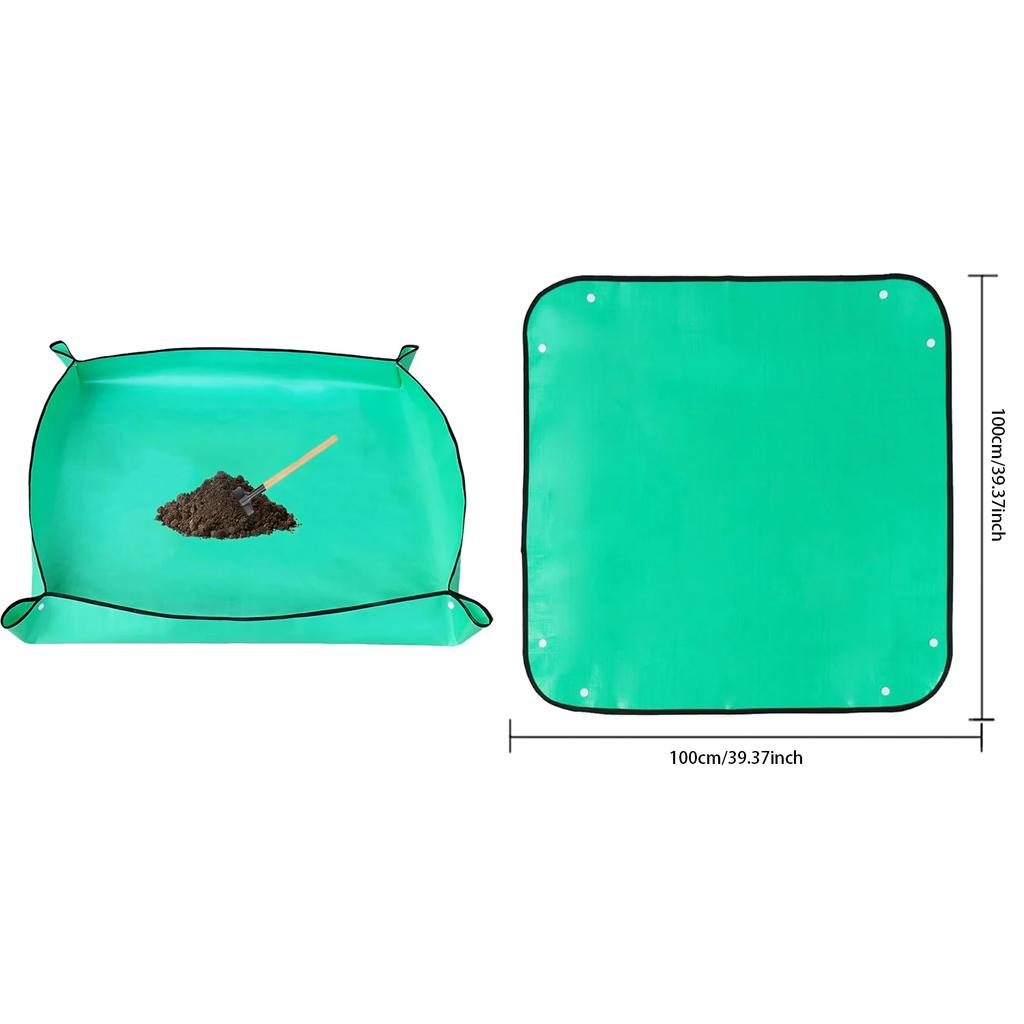1pcs Planting Mat 50cm-100cm Gardening Potting Pad Foldable Garden Plant Flower Pot Transplanting Waterproof Mats