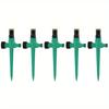 5Pcs Household Sprinkler Automatic Irrigation Equipment Watering Sprinkler 360 Degree Rotation Corrosion Resistant For Garden