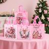 4/8pcs Christmas Gift Bag Santa Non-Woven Bag Christmas Decorations For Home 2026 Xmas Navidad Noel Gifts New Year Packaging Bag