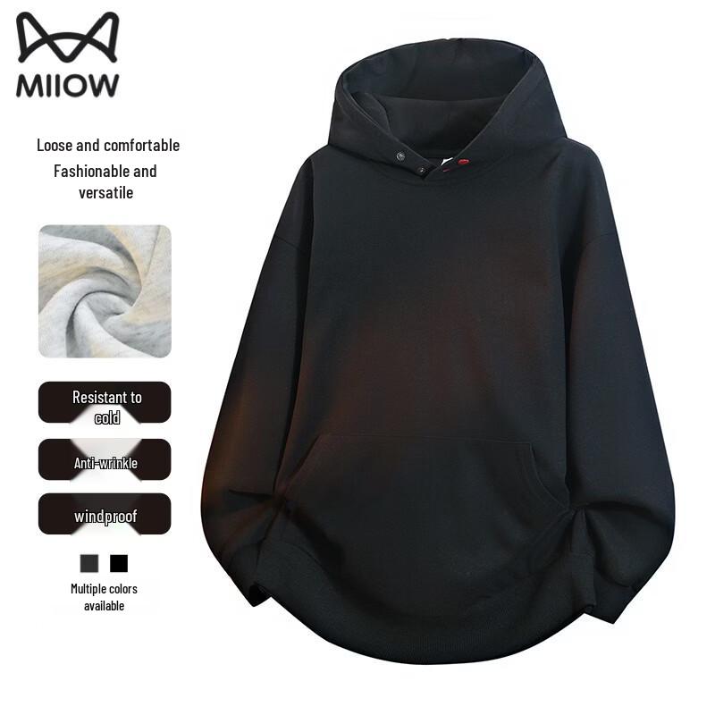 MiiOW Men s 2025 Autumn Winter Hooded Sweatshirt L 3490₽