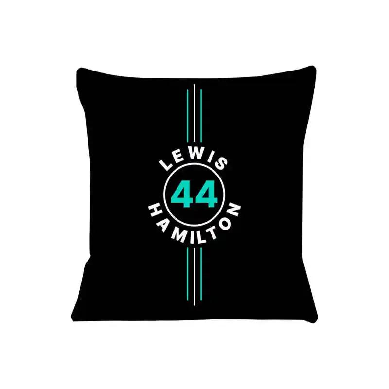 Lewis Hamilton 44 Cushion Cover for Sofa Pillow Case Cover Seat Car Throw Pillowcase 45X45cm For Home Decorative SJ-648