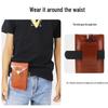 Bolsa de Cintura Impermeável Ultrafina para Celular Masculino - Coldre Multifuncional com Passador de Cinto, Leve e Moderno para Uso ao Ar Livre
