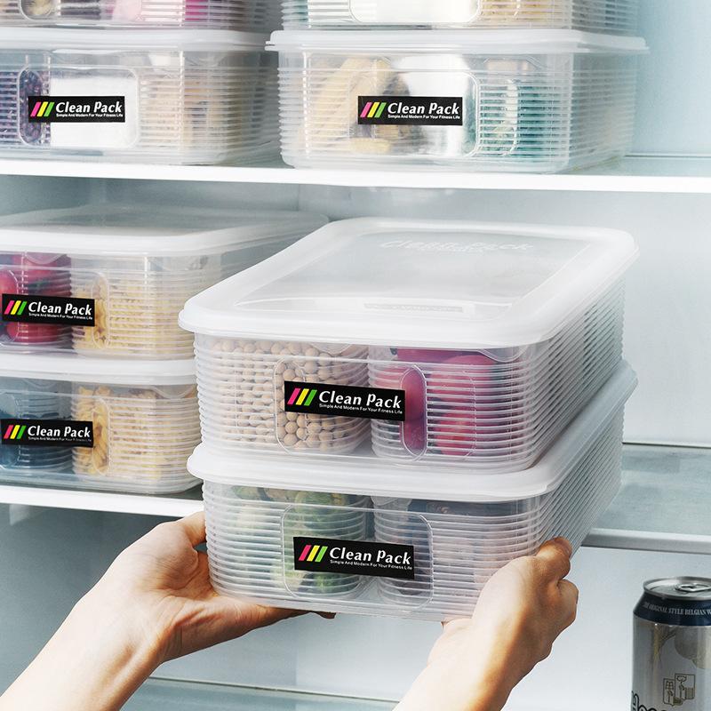 Refrigerator Fresh-keeping Boxes Baby Food Classification Storage Kitchen Compartments Fresh-keeping Storage Boxes