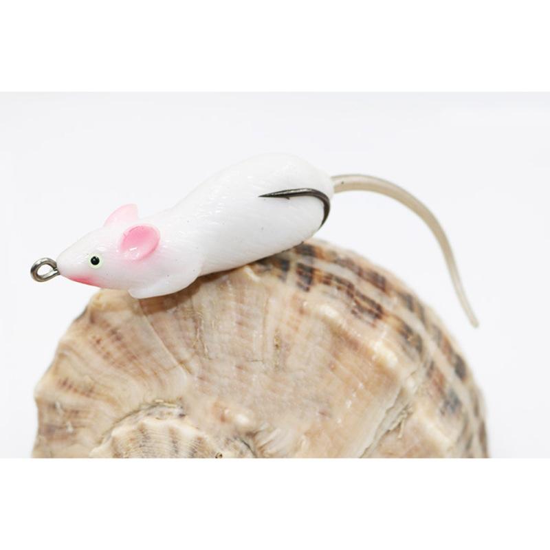12g/6.5cm High Simulation Lure Fake  Bait Thunder Frog Mouse Bionic Bait Soft Fishing  Bait
