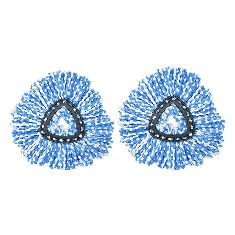 Thickened and Super Absorbent Triangular Plate Mop Head Replacement, Ultra-Thin Fiber