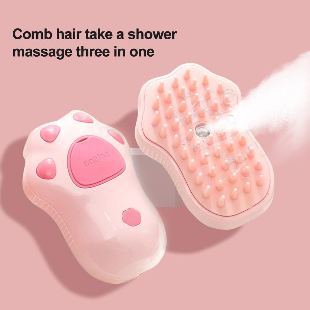 Steam Cat Brush, Cat And Dog Pet Spray Massage And Grooming Three-in-one Pet Supplies