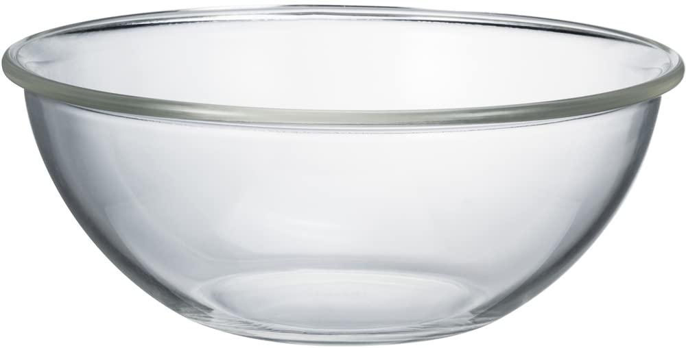 Hario Žáruvzdorná skleněná mělká mísa 2500ml BUONO kuchyňská více mísa průhledná Made in Japan MXPA-250-BK