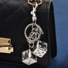 Fashionable Shaped Dice Three-dimensional Keychain