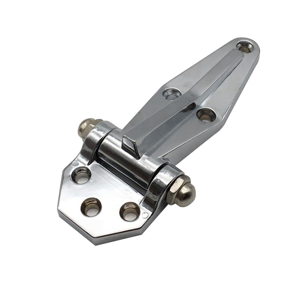 Stainless Steel 4'' Vintage Galvanized Primitive Industrial Rustic Barn Farm Door Warehouse Flat Hinge Refrigerator