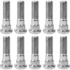 610-566 M12-1.25 Serrated Wheel Stud - 14.38mm Knurl Diameter, 43.5mm Overall Length | Compatible with Select Scion, Subaru & Toyota Models, 10-Pack