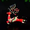 Christmas Elk Brooch Christmas Deer Brooch Lapel Pin Rhinestones Reindeer Brooch Pin Christmas Gift for Men Women Kid