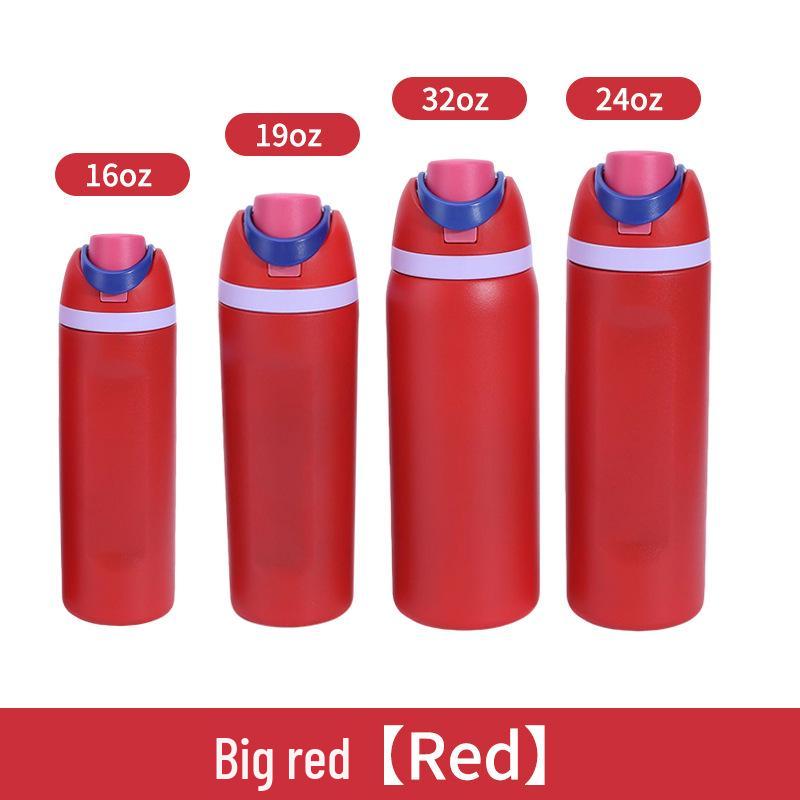 304 Stainless Steel Insulated Leak-Proof Sports Water Bottle with Handle 16oz