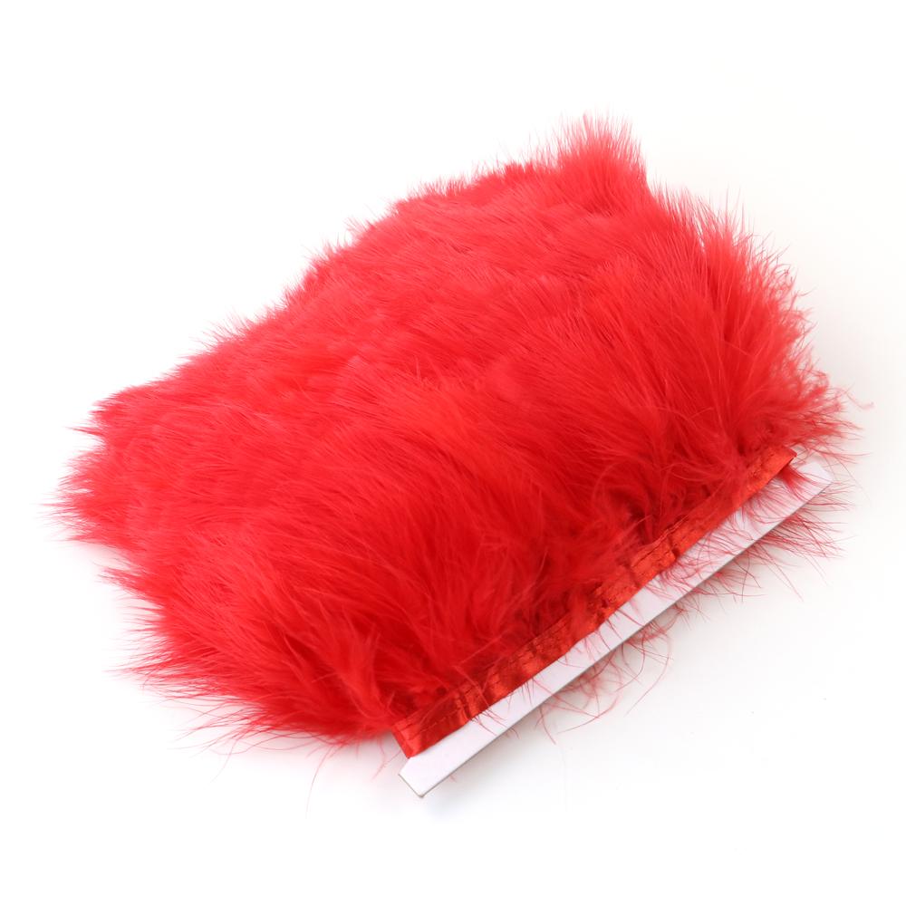 1Meter Fluffy Turkey Feathers Trim Fringe Ribbon 8-10Cm Marabou Feather For Craft Fringe Sewing Wedding Party Clothing Dress