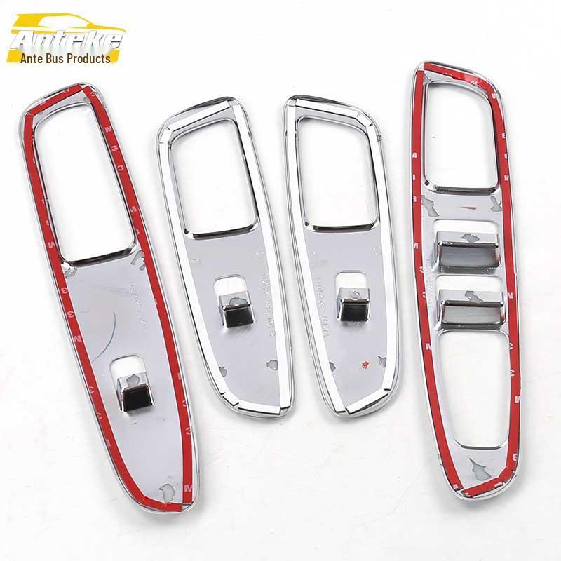 Ankai K4 Glass Switch Decorative Frame & Window Armrest Button Sticker for Car Accessories