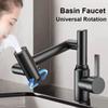 Stainless Steel Mechanical Arm Faucet Multifunctional Washbasin Faucet  Kitchen Use
