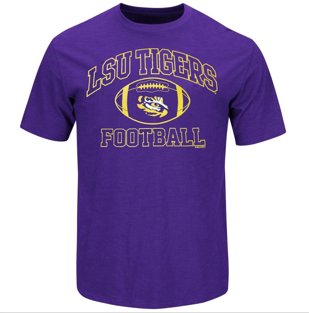 LSU Herren Lila Football Grafik T-Shirt