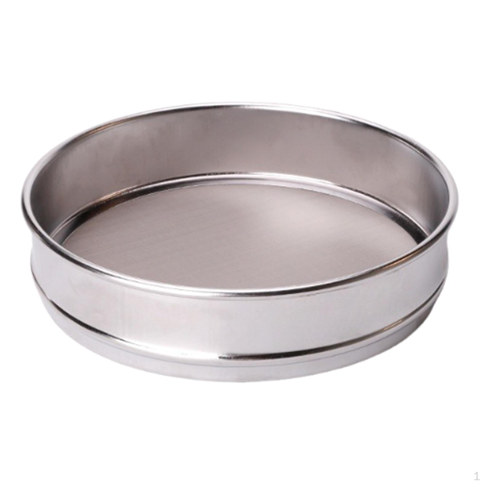 

Большое сито для муки из нержавеющей стали 20 см для выпечки и просеивания 120 Mesh