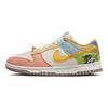 Nike Dunk Low SE Sun Club Damen-Sneaker Weiß Sail Light-Madder-Root DQ0265-100