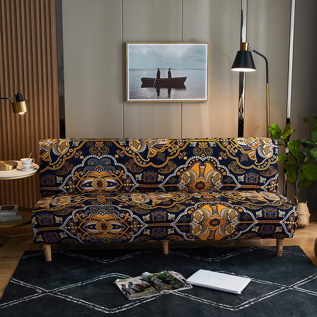 Sofa Bed Cover For Living Space Folding Sofa Covers Elastic Spandex Safe Soft Protector Slipcovers Durable Material
