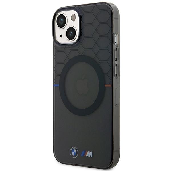 BMW BMHMP14MHGPK iPhone 14 Plus/15 Plus 6.7" Gray Pattern MagSafe Case