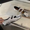 Fashion Fashion Buckle Strap Ladies Mary Janes Flats Shoes Soft Female Shallow Footwear Strange Toe Women Lolita Flats Shoes 2025 New